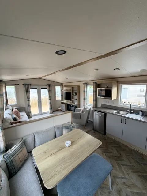 Blenheim kitchen living room high shot