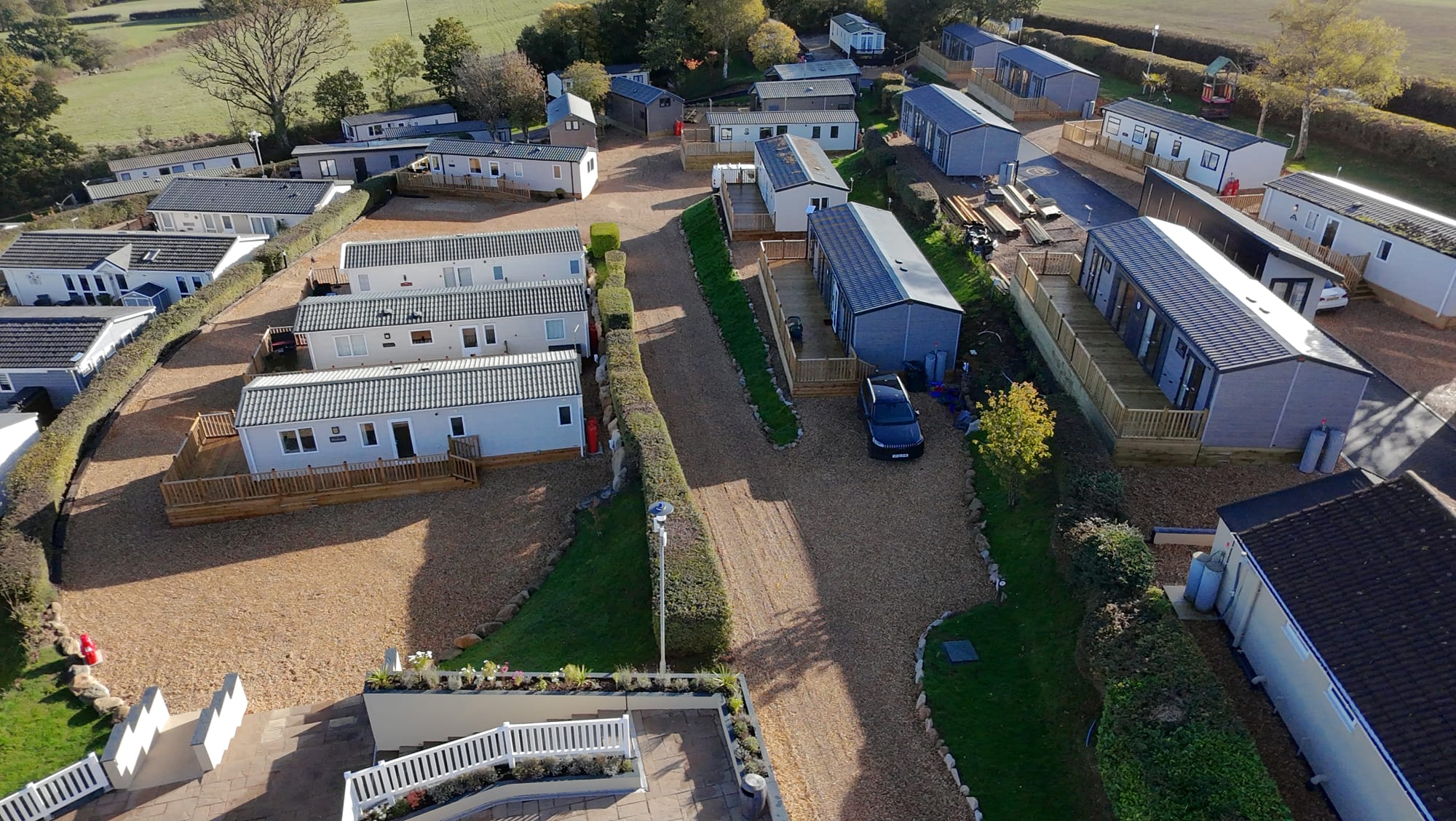 Site image drone shot caravans2