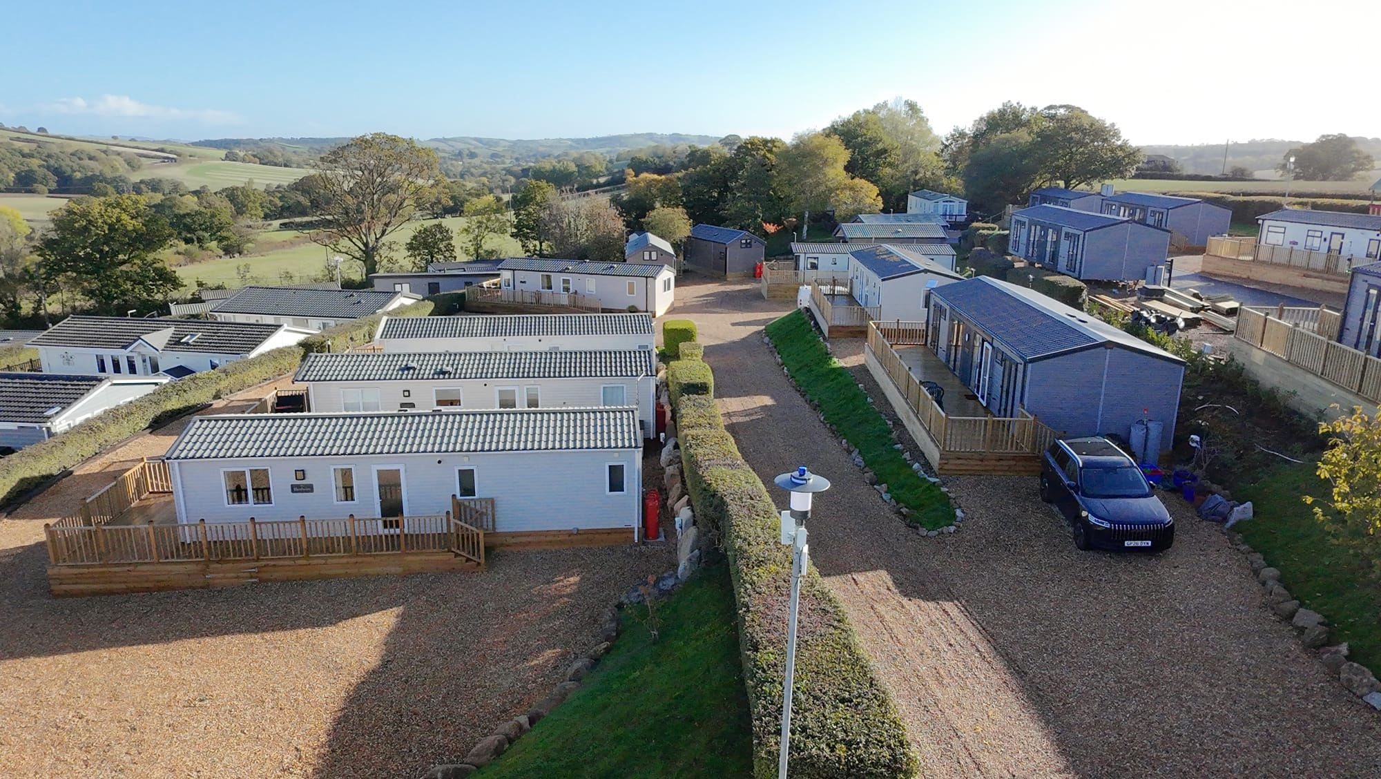 Site image drone shot caravans3