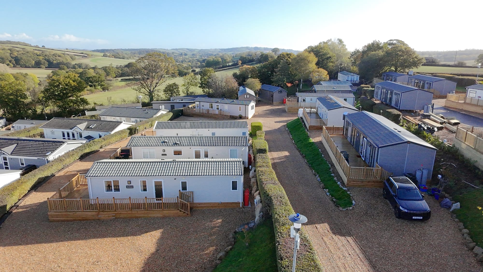 Site image drone shot caravans4