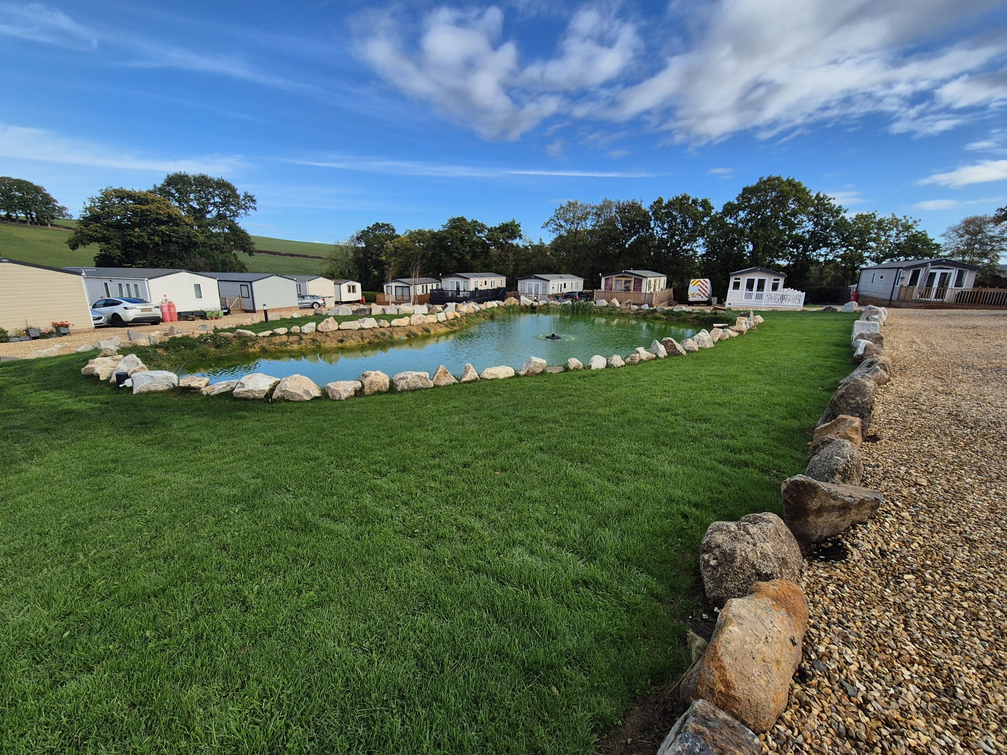 Site image overlooking pond and vans3